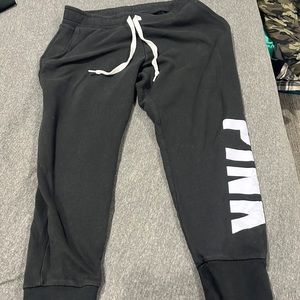 Pink sweatpants, size large